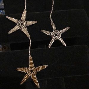 African Beaded Artisan Star Necklace